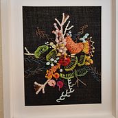 Mi Proyecto del curso: Técnicas avanzadas de bordado: puntadas y composiciones con volumen. Embroider project by Silvia E - 10.15.2021