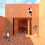 Mi Proyecto del curso: Representación gráfica de proyectos arquitectónicos. Architecture, Graphic Design, Interior Architecture, Interior Design, L, scape Architecture, Collage, Digital Architecture, and Architectural Illustration project by Anthony Ramos - 07.13.2021