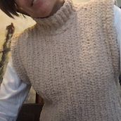 Mi Proyecto del curso: Crochet: crea prendas con una sola aguja. Fashion Design, Fiber Arts, DIY, and Crochet project by Ivabelle A Ulloa - 10.14.2021