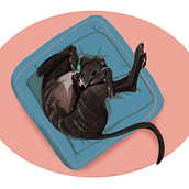 Pets illustration . Traditional illustration project by Alfred Russo - 10.16.2021