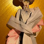 My project in Creative Fashion Illustration Techniques course. Projekt z dziedziny Trad, c i jna ilustracja użytkownika foolish_ - 16.10.2021