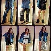 Mi Proyecto del curso: Introducción al estilismo de moda. Diferentes outfit con la clásica cazadora denim  Ein Projekt aus dem Bereich Modedesign von Joseline Leiva - 16.10.2021