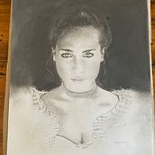 My project in Artistic Charcoal Portraiture: Creating Atmosphere course. Un proyecto de Ilustración tradicional, Bellas Artes, Dibujo, Dibujo de Retrato, Dibujo realista y Dibujo artístico de marinabishopartist - 15.10.2021
