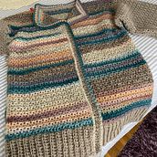 Mi Proyecto del curso: Crochet: crea prendas con una sola aguja CHAQUETA. Fashion Design, Fiber Arts, DIY, and Crochet project by Loli Pereiro Vazquez - 10.17.2021