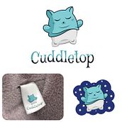 Cuddletop - World's 1st Plushie Pillowcase. Un progetto di Design di loghi di Anyela Alvarez - 13.03.2021