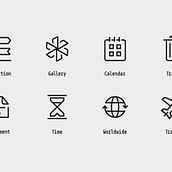My project in Introduction to Icon Design course. Un proyecto de Diseño gráfico, UX / UI y Creatividad de Mohammad Alem Afzalli - 17.10.2021