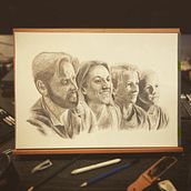 My project in Realistic Portrait with Graphite Pencil course. Traditional illustration, Fine Arts, Sketching, Pencil Drawing, Drawing, Portrait Drawing, Realistic Drawing, Artistic Drawing, and Figure Drawing project by jcl_lewis - 10.17.2021