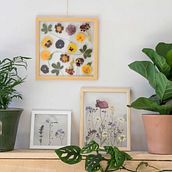 My project in Basic Botanical Pressing Techniques course. Un progetto di Artigianato, Belle arti, Collage, DIY e Design floreale e vegetale di Lili Kovács - 18.10.2021