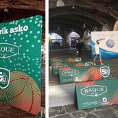 Publicidad: Café Baqué Sponsor de equipo de baloncesto Ein Projekt aus dem Bereich Werbung und Design von Txomin González - 18.10.2021