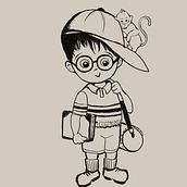 My project in Character Design for Animation with Photoshop course. Un progetto di Animazione, Animazione di personaggi e Character design di sarataieb2018 - 18.10.2021