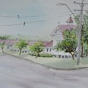 At the Crossroads by Suzi Wells. Un projet de Beaux Arts , et Aquarelle de Suzi Wells - 15.10.2021