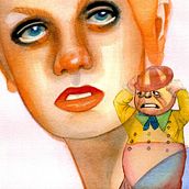 Ritratto in acquerello, matita e iPad (Procreate). Traditional illustration, Fine Arts, Painting, Drawing, Watercolor Painting, Portrait Drawing, and Artistic Drawing project by Luca Antinori - 10.19.2021