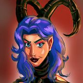 Meu projeto do curso: Retrato digital no Photoshop com um toque de fantasia. Traditional illustration, Drawing, Digital Illustration, Portrait Drawing, Digital Drawing, and Digital Painting project by Carleões Gomes - 10.19.2021