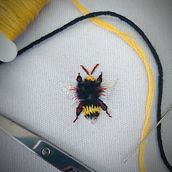 My project in Miniature Needlework: Make Embroidered Jewelry course Ein Projekt aus dem Bereich Stickerei und Schmuckdesign von Silvia Iori - 19.10.2021