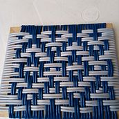 Mi Proyecto del curso: Introducción al tejido en cordón de PVC. Un proyecto de Artesanía, Diseño, creación de muebles					, Diseño de interiores, Tejido, Upc y cling de jacquelinerochel1963 - 19.10.2021