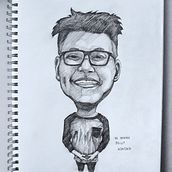 My project in Caricature Portrait with Graphite course. Un proyecto de Ilustración tradicional, Dibujo y Dibujo de Retrato de Dominick Canda - 20.10.2021
