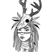 Mon projet du cours : Conception et illustration numérique de tatouages avec Procreate. Un proyecto de Ilustración tradicional, Diseño gráfico, Ilustración digital, Diseño de tatuajes y Dibujo digital de ehla - 20.10.2021