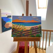 Naturaleza con pintura acrílica. Un progetto di Pittura di Jesica Sosa - 23.09.2021