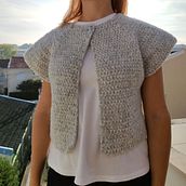 Meu projeto do curso:  Top-down: roupas de crochê sem costura. Fashion Design, Fiber Arts, DIY, and Crochet project by Graciete MOITA - 10.20.2021