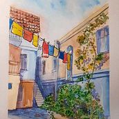 My project in Architectural Sketching for Urban Illustrations course . Design, Traditional illustration, Sketching, Architectural Illustration, and Sketchbook project by Olena Goldobina - 10.17.2021
