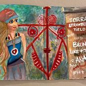 The Beatles Strawberry Field, based on my photograph, Liverpool, England 2012. Traditional illustration, Sketching, Creativit, Drawing, Watercolor Painting, and Sketchbook project by Monica Manzzi Barlocco - 10.20.2021