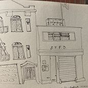 SFFD. Sketching project by Lynn Lampky - 10.18.2021