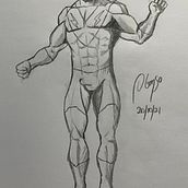 Mi Proyecto del curso: Ilustración para cómics: anatomía de un superhéroe. Un projet de Illustration traditionnelle, Conception de personnages, B, e dessinée, Dessin au cra, on , et Dessin anatomique de Alonso Salazar - 20.10.2021