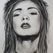 My project in Artistic Charcoal Portraiture: Creating Atmosphere course. Traditional illustration, Fine Arts, Drawing, Portrait Drawing, Realistic Drawing, and Artistic Drawing project by Jane Harrison - 10.20.2021