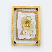 Mi Proyecto del curso: Técnicas de bordado experimental sobre papel. Fine Arts, Collage, and Embroider project by Claudia Coria - 10.21.2021