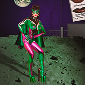 "Outer Space". Animation, Character Animation, 2D Animation, 3D Animation, and Collage project by Matheus Heinz - 10.08.2021