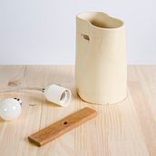 Pailful lighting. Design, Furniture Design, Making, and Ceramics project by Mirella Gregori Mondragó - 10.22.2021