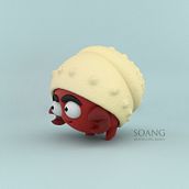 Nuevo Personaje Cangrejo. Un projet de 3D, Conception de personnages, Conception de personnages 3D et Illustration traditionnelle de Miguel Luna Ramos - 20.10.2021