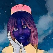 Meu projeto do curso: Retrato digital no Photoshop com um toque de fantasia. Traditional illustration, Drawing, Digital Illustration, Portrait Drawing, Digital Drawing, and Digital Painting project by Julia Silva - 10.22.2021