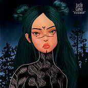 Dibujo digital de fantasía. Traditional illustration, Design, Character Design, Fine Arts, Digital Design, Drawing, Digital Drawing, Digital Painting, Digital Illustration, Artistic Drawing, and Portrait Drawing project by lucia_cano_ - 05.21.2021