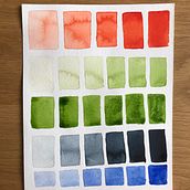 Mon projet du cours : Techniques modernes d’aquarelle. Traditional illustration, Fine Arts, Painting, and Watercolor Painting project by larrosoirblog - 10.23.2021