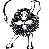 Lion and Leopard characters for menswear designers Hand & Jones.. Fashion Design, Product Design, and Fashion Illustration	 project by Nicola Rowsell - 10.24.2021