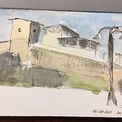 Il mio progetto del corso: Disegno architettonico con acquerello e inchiostro. Sketching, Drawing, Watercolor Painting, Architectural Illustration, Sketchbook, Ink Illustration, Traditional illustration, and Advertising project by Francesco - 10.24.2021