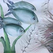 Mi Proyecto del curso: Ilustración de universos marinos en acuarela. Un projet de Illustration traditionnelle, Peinture, Aquarelle et Illustration naturaliste de Guadalupe Ramos Guerreiro - 24.10.2021