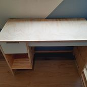 Mis proyectos, librero grande - librero pequeño - escritorio. Un progetto di Artigianato, Design e creazione di mobili, Interior design, DIY e Falegnameria  di Roberto Moraga - 24.10.2021