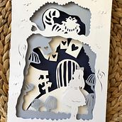 Mi Proyecto del curso: Alice in wonderland. Un progetto di Illustrazione tradizionale, Artigianato, Design editoriale, Papercraft, Stor, telling, Rilegatura, Illustrazione infantile e DIY di Beatriz Garcia - 24.10.2021
