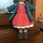 Mi bella amigurita, vestida y calzada.. Projekt z dziedziny Projektowanie zabawek,  Tkactwo, Sz, dełkowanie i Amigurumi użytkownika Noemì Estrada - 20.10.2021