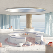 Mi Proyecto del curso: ArchViz de interiores: crea diseños 3D surrealistas con Blender. Un projet de Architecture, Architecture d'intérieur, Architecture numérique , et ArchVIZ de Jose M Pérez Arias - 25.10.2021