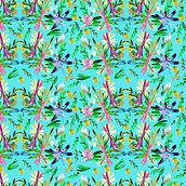 Mi Proyecto del curso: Diseño de patrones ilustrados. Un proyecto de Diseño, Ilustración tradicional, Pattern Design y Estampación de Olga Rogel - 25.10.2021