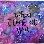 Mi Proyecto del curso: Técnicas modernas de acuarela Galaxia . Traditional illustration, Fine Arts, Painting, and Watercolor Painting project by America Brito - 10.24.2021