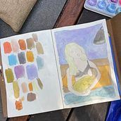 My project in Exploratory Sketchbook: Find Your Drawing Style course. Traditional illustration, Sketching, Creativit, Drawing, Watercolor Painting, Sketchbook, and Gouache Painting project by Bronte Hogarth - 10.26.2021