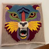 Il mio progetto del corso: Ricamo XL con ago magico. Embroider, Decoration, and Punch Needle project by f_farinati - 10.26.2021
