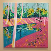 My project in Painting Nature with Acrylic: From Sketchbook to Canvas course. Traditional illustration, Painting, Acr, lic Painting & Interior Design project by Alina Singh - 12.01.2021