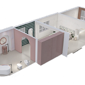 Espacio del yo. Un proyecto de Arquitectura interior, Decoración de interiores e Interiorismo de Cinta Palma - 26.10.2021