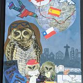 My project in Creative Collage: Telling Stories in Layers course. Een project van Traditionele illustratie, Collage, Papercraft, Digitale illustratie, Stor, telling, Digitaal ontwerp, Communicatie, Verhaallijn y Redactionele illustratie van pamelaarojas - 26.10.2021