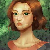 Mi Proyecto del curso: Retratos digitales de fantasía con Photoshop. Traditional illustration, Drawing, Digital Illustration, Portrait Drawing, Digital Drawing, and Digital Painting project by Oscar Eduardo Alarcón Villalta - 10.26.2021